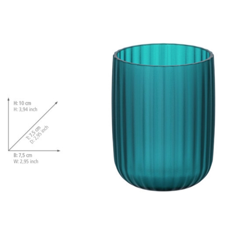 WENKO 24479100 - Becher AGROPOLI 7,5x10 cm türkis