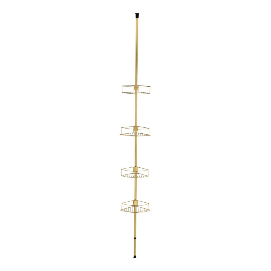 WENKO 24569100-Eckregal DOLCEDO 31x275 cm goldfarben