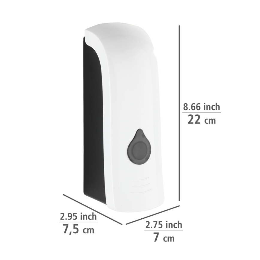 WENKO 24588100-Seifenspender RANERA 740 ml weiß/schwarz