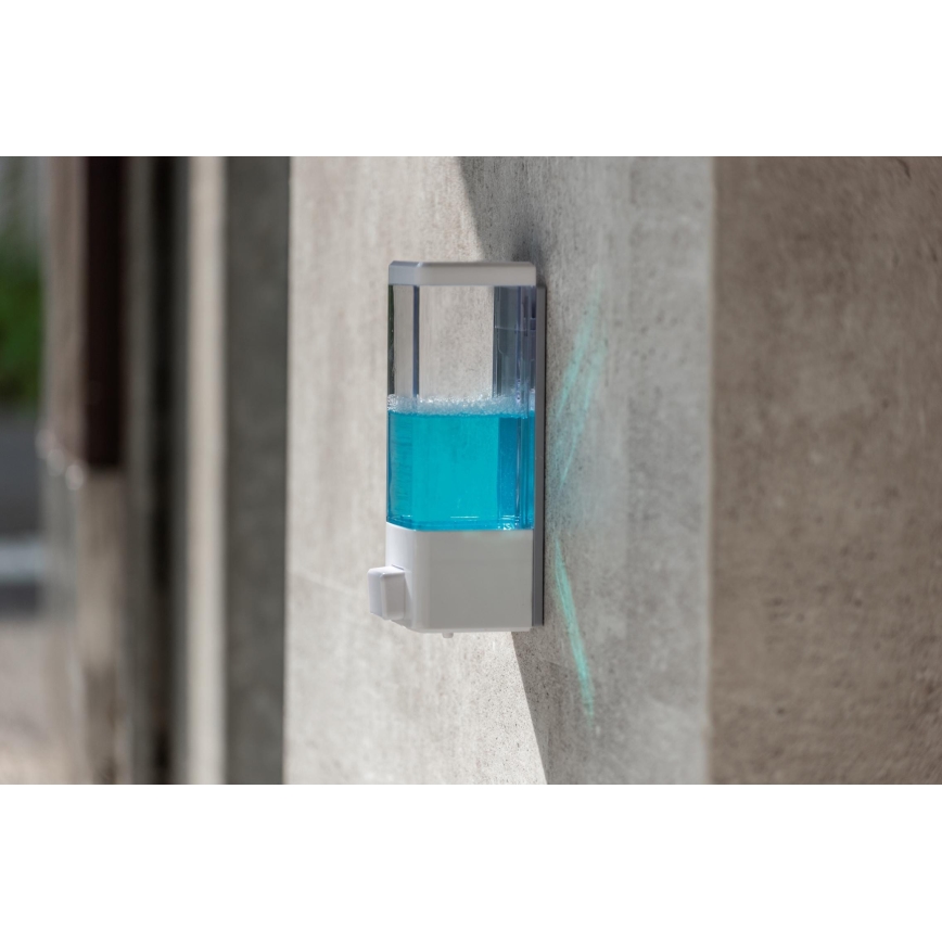 WENKO 24594100-Seifenspender ISTRES 320 ml weiß/transparent
