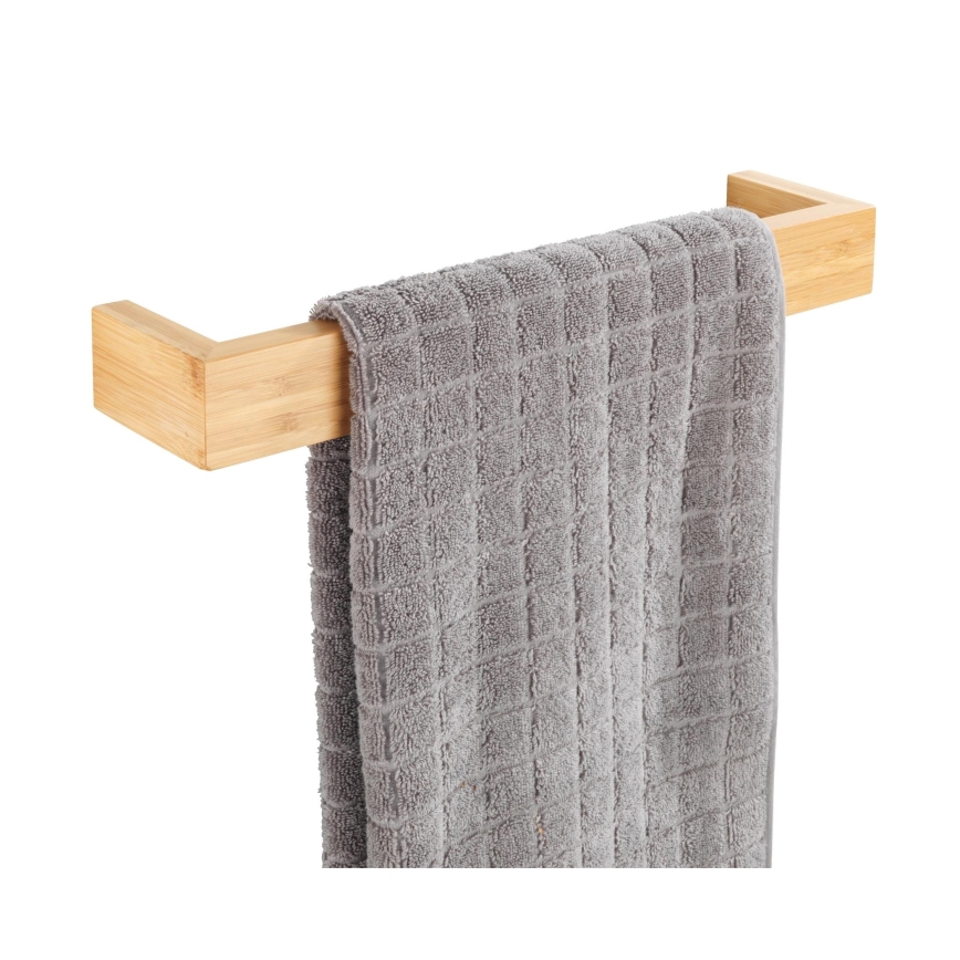 WENKO 24741100 - Handtuchhalter BAMBUSA 40x9 cm braun