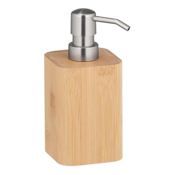 WENKO 24747100 - Seifenspender BAMBUSA 9,3 x 16,5 cm braun