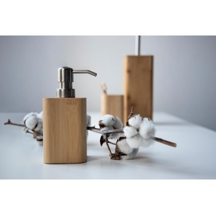 WENKO 24748100 - WC-Bürste BAMBUSA 10x37,5 cm braun