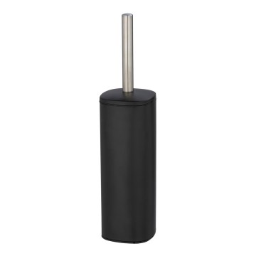 WENKO 24778100 - WC-Bürste ALASSIO 9,3x39,2 cm Edelstahl/schwarz