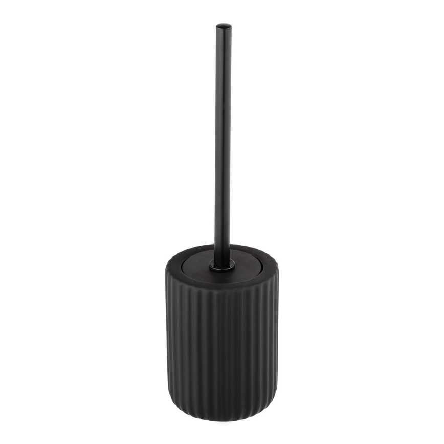 WENKO 24805100 - WC-Bürste BELLUNO 11,5x42 cm schwarz