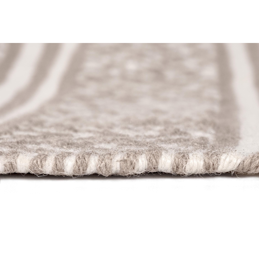 WENKO 24868100 - Badematte SHAKI 50 x 80 cm beige/weiß