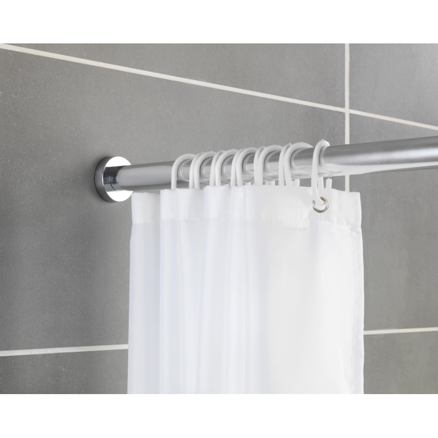 WENKO 24888100 - Duschstange LUZ 185x2,8 cm Edelstahl/glänzender Chrom