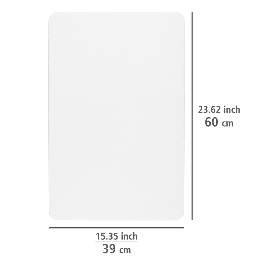 WENKO 24935100-Unterlage SIMI 39x60 cm weiß