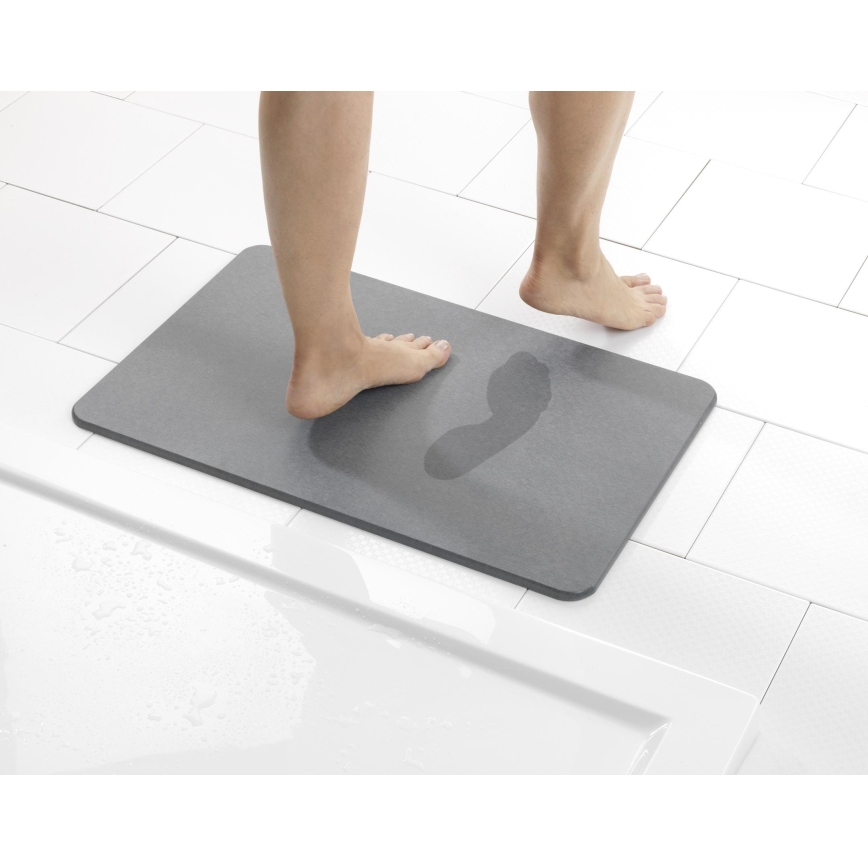 WENKO 24936100-Badematte SIMI 39x60 cm grau
