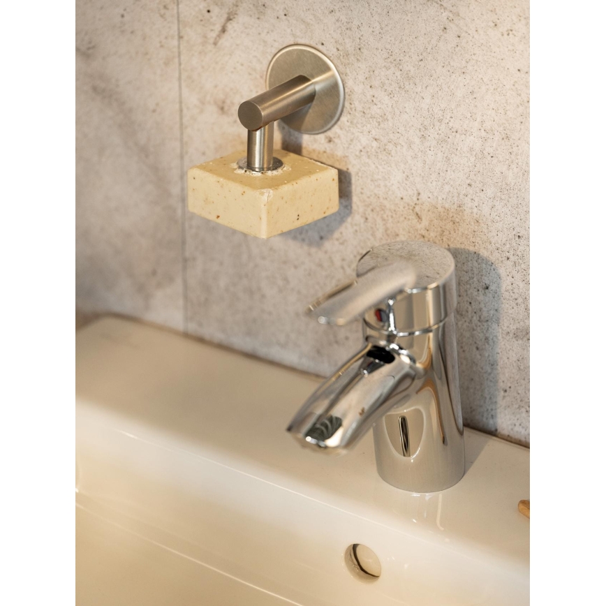 WENKO 24971100-Seifenhalter TURBO-LOC 4,5x7 cm silber
