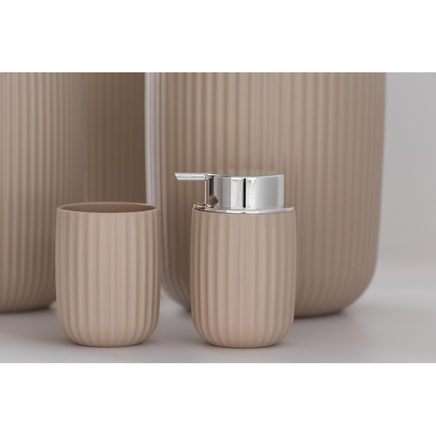 WENKO 25183100 - AGROPOLI-Becher, 7,5 x 10 cm, beige