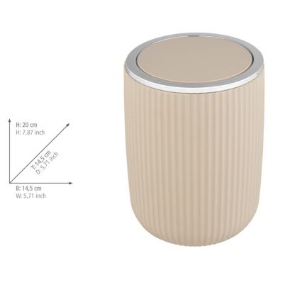 WENKO 25186100 - Korb AGROPOLI 14,5x20 cm beige