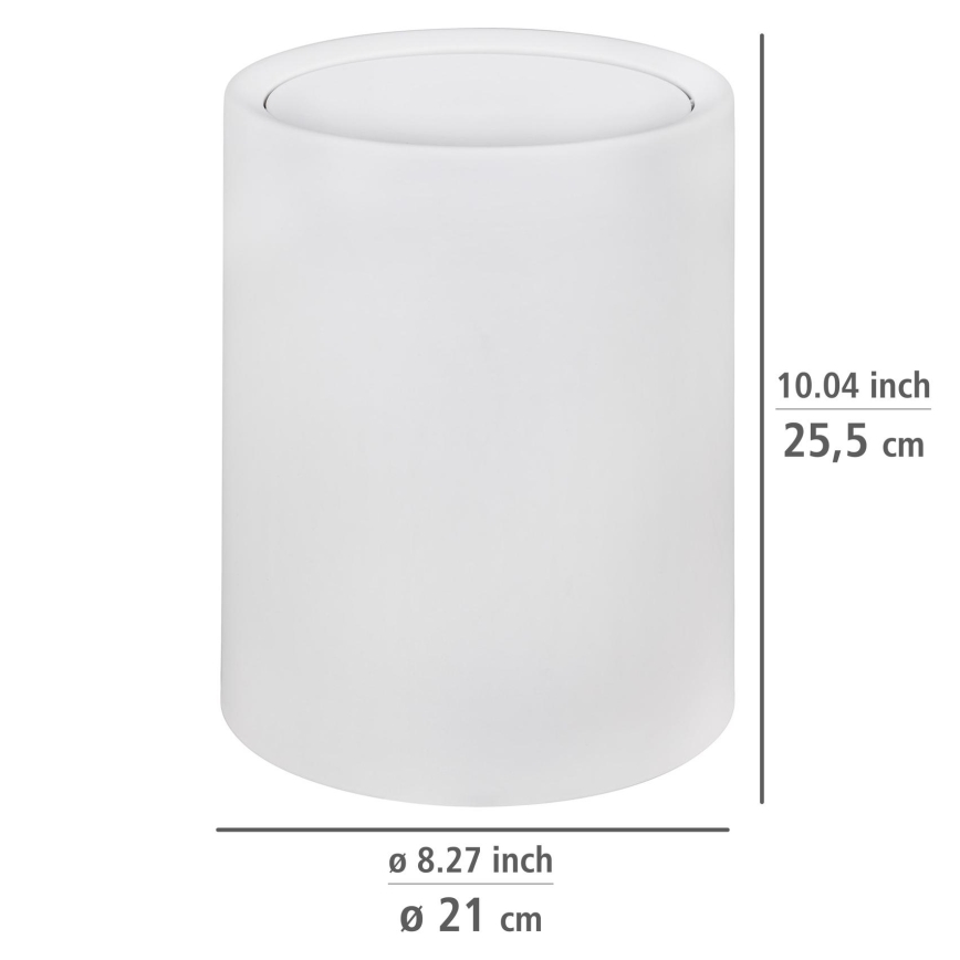 WENKO 25209100 - Korb ATRI 21x25,5 cm, weiß