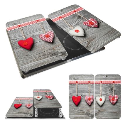 WENKO 2521481100 - Abdeckplatte 30x52 cm mehrfarbig/grau/transparent