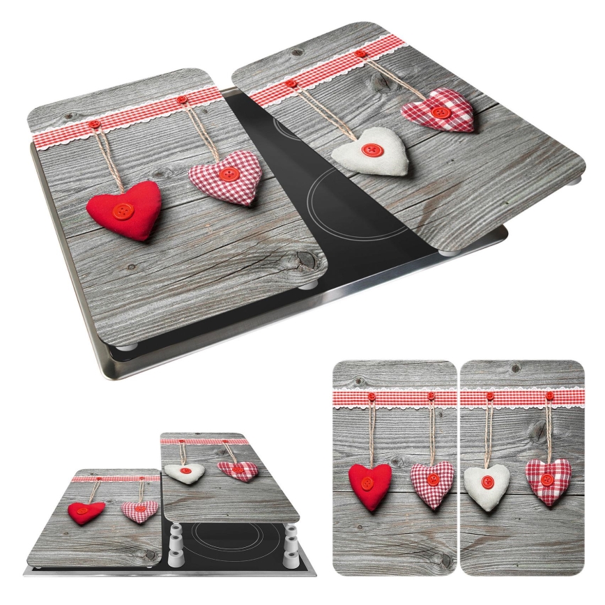 WENKO 2521481100 - Abdeckplatte 30x52 cm mehrfarbig/grau/transparent
