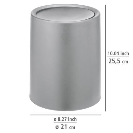 WENKO 25219100 - Korb ATRI 21x25,5 cm grau