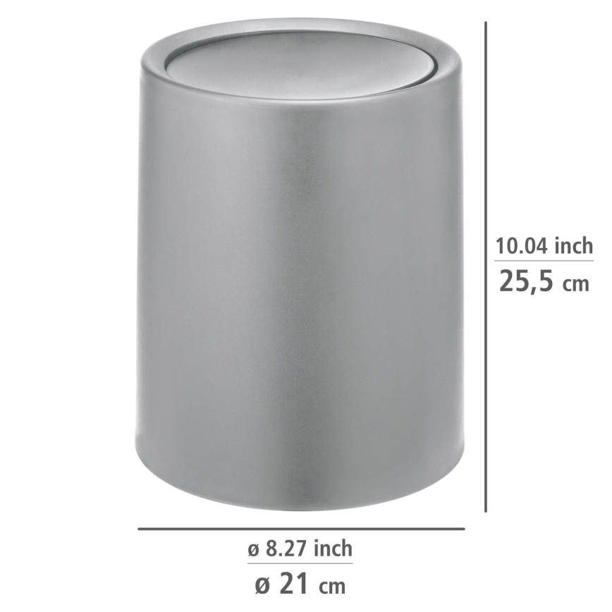 WENKO 25219100 - Korb ATRI 21x25,5 cm grau