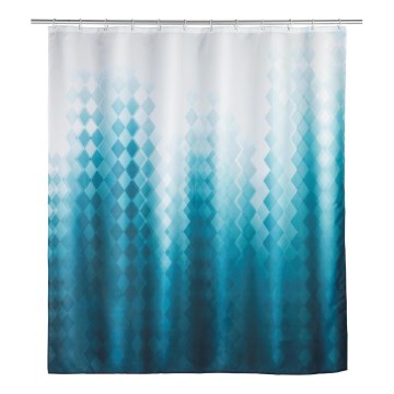 WENKO 25244100 - Duschvorhang TULLIN 180x200 cm mehrfarbig