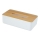 WENKO 25318100 - Kosmetikbox ROTELLO 24x12,7 cm weiß/braun