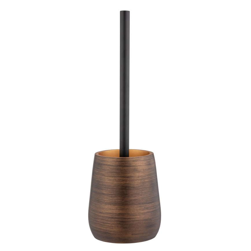 WENKO 25354100 - WC-Bürste PALENA 12,5x37 cm bronzefarben
