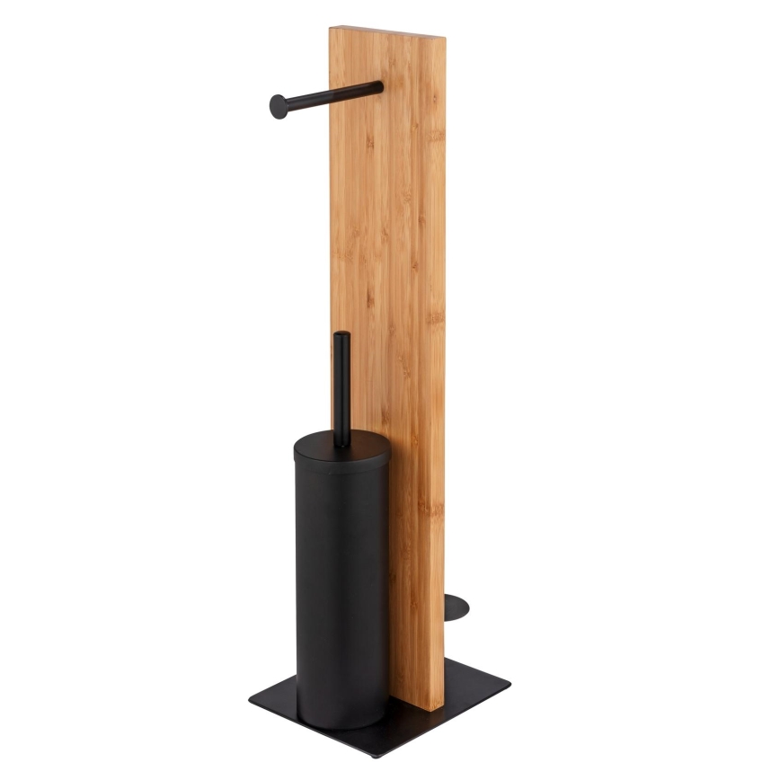 WENKO 25376100 - WC-Set LESINA 18x69 cm braun/schwarz