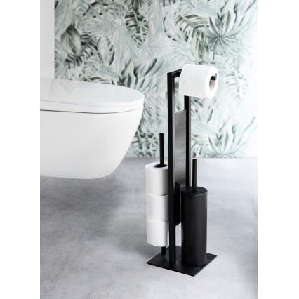 WENKO 25400100 - WC-Bürste RIVALTA 18x70 cm schwarz