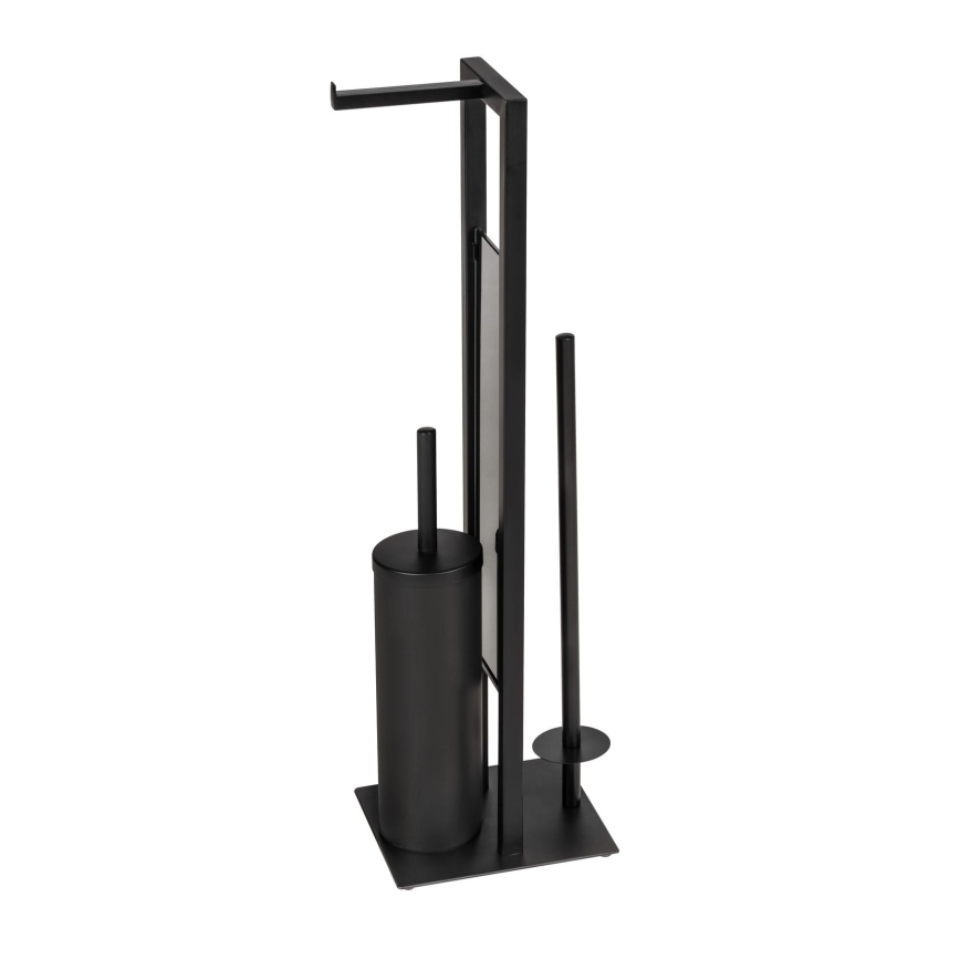WENKO 25400100 - WC-Bürste RIVALTA 18x70 cm schwarz