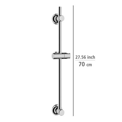 WENKO 25462100 - Duschstange LIBERTÀ, 70 cm, glänzender Chrom