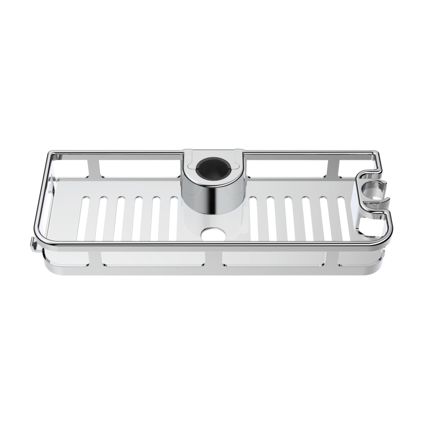 WENKO 25490100 - Ablage LIBERTÀ 28,5 x 11,5 cm, Hochglanz-Chrom