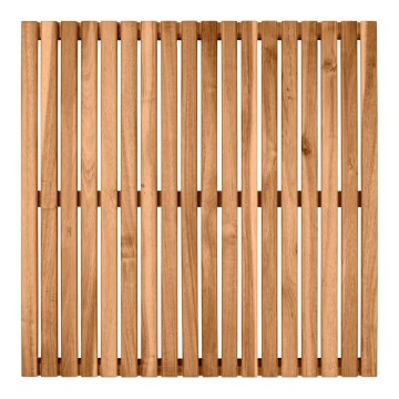 WENKO 25522100 - Fußmatte ACACIA 55x55 cm braun