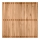 WENKO 25522100 - Fußmatte ACACIA 55x55 cm braun