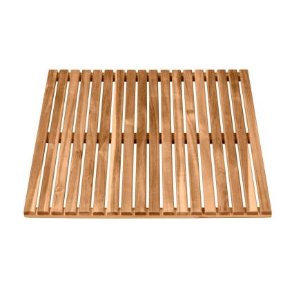 WENKO 25522100 - Fußmatte ACACIA 55x55 cm braun