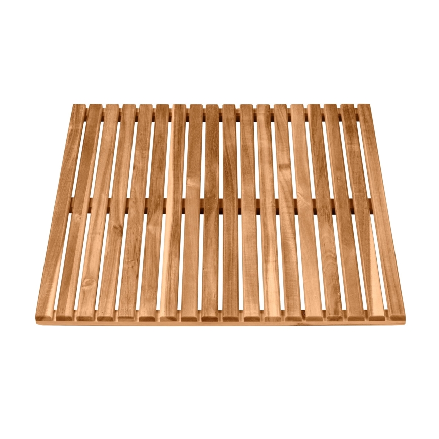 WENKO 25522100 - Fußmatte ACACIA 55x55 cm braun