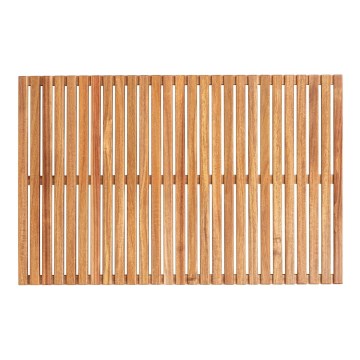 WENKO 25578100 - Schmutzfangmatte ACACIA 55x85 cm braun