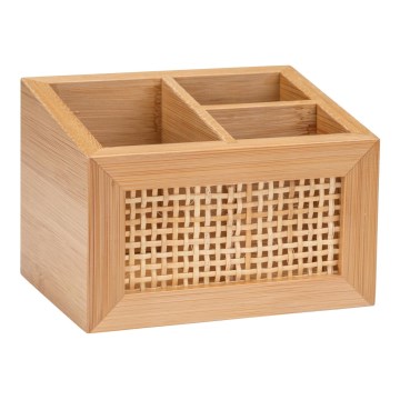 WENKO 25600100 - Organizer ALLEGRE 12x9 cm braun
