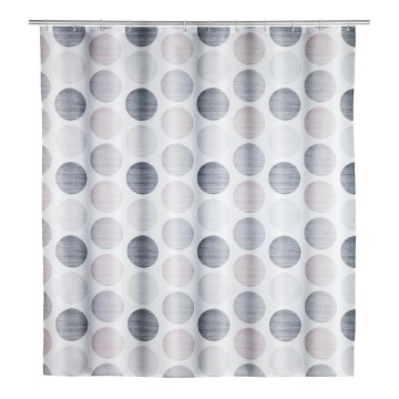 WENKO 25750100 - Mehrfarbiger Duschvorhang 180x200 cm