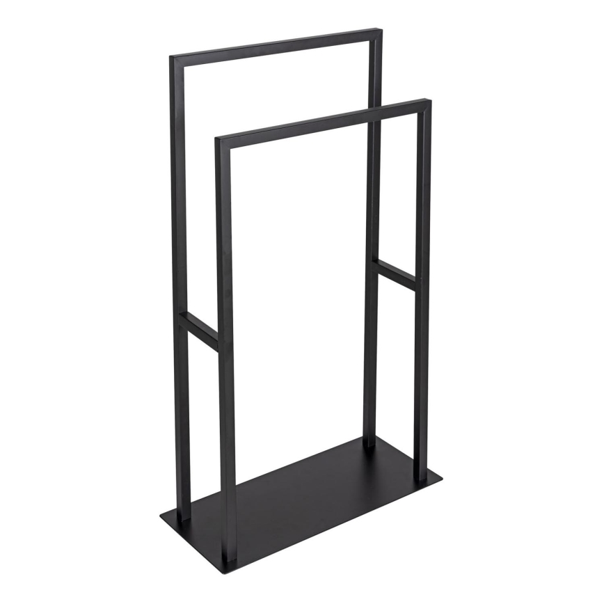 WENKO 26056100 - Handtuchständer RIVALTA 46x80 cm Edelstahl/Schwarz