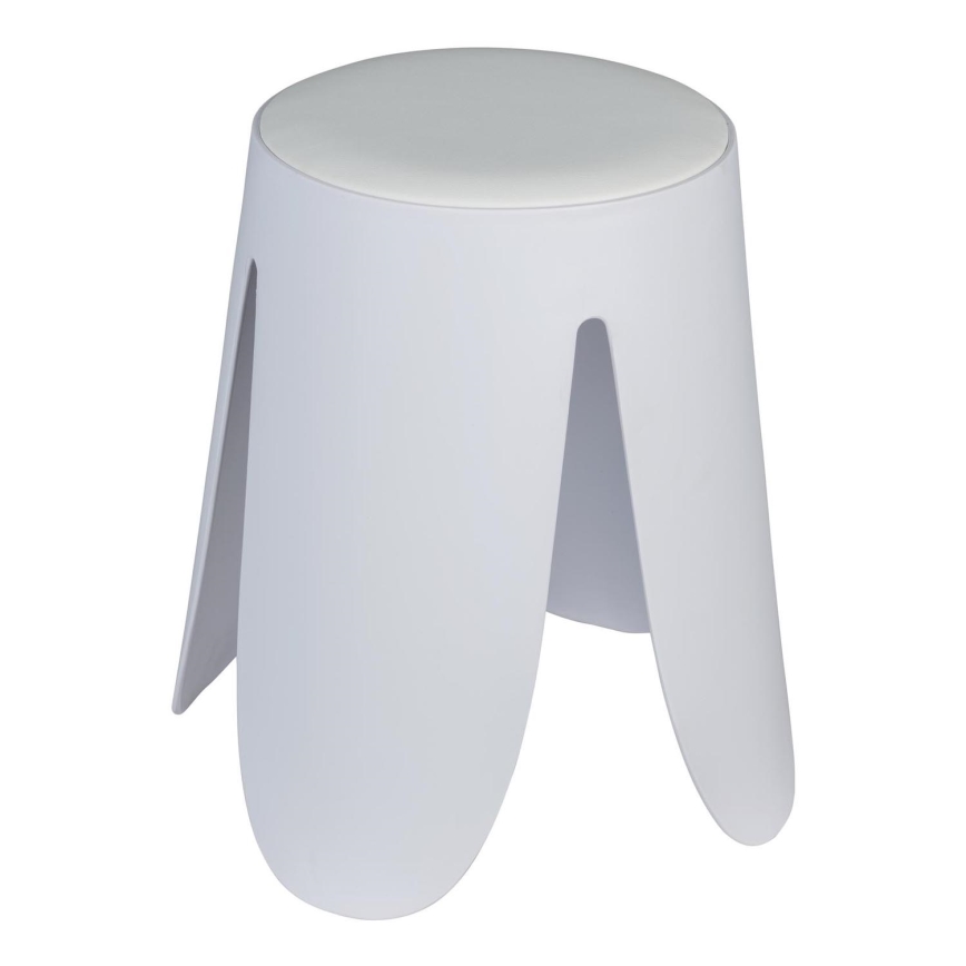 WENKO 26086100 - Hocker COMISO 44,5 x 46 cm, weiß