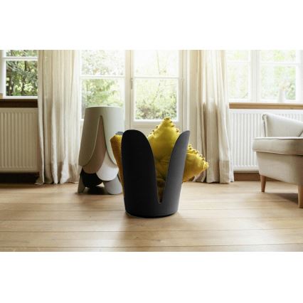 WENKO 26087100 - Hocker COMISO 44,5 x 46 cm, schwarz