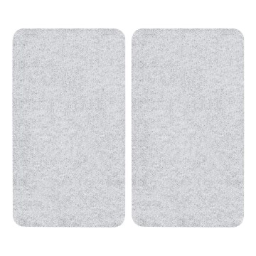 WENKO 2712663100 - Abdeckplatte 30x52 cm transparent/grau