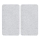WENKO 2712663100 - Abdeckplatte 30x52 cm transparent/grau