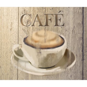 WENKO 2713600100 - Spritzschutz CAFÉ 60x50 cm farbenfroh