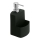 WENKO 3620117800 - Seifenspender FESTIVAL 10x18 cm schwarz
