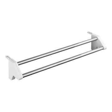 WENKO 3703100 - Wäschetrockner TWIN 60x13 cm silber/weiß