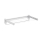 WENKO 3770013100 - Wäscheständer BUTTERFLY 70x13,5 cm silber/weiß