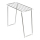WENKO 3774020100 - Wäscheständer PROFI SINGLE 87x79 cm Edelstahl/silber/weiß