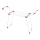WENKO 3774021100 - Wäscheständer SUMMER DRY 153x76 cm weiß/rosa