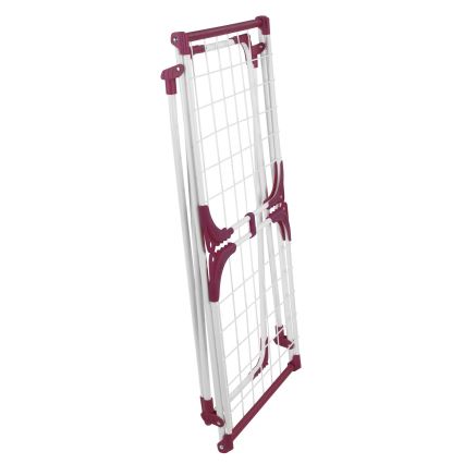 WENKO 3774021100 - Wäscheständer SUMMER DRY 153x76 cm weiß/rosa