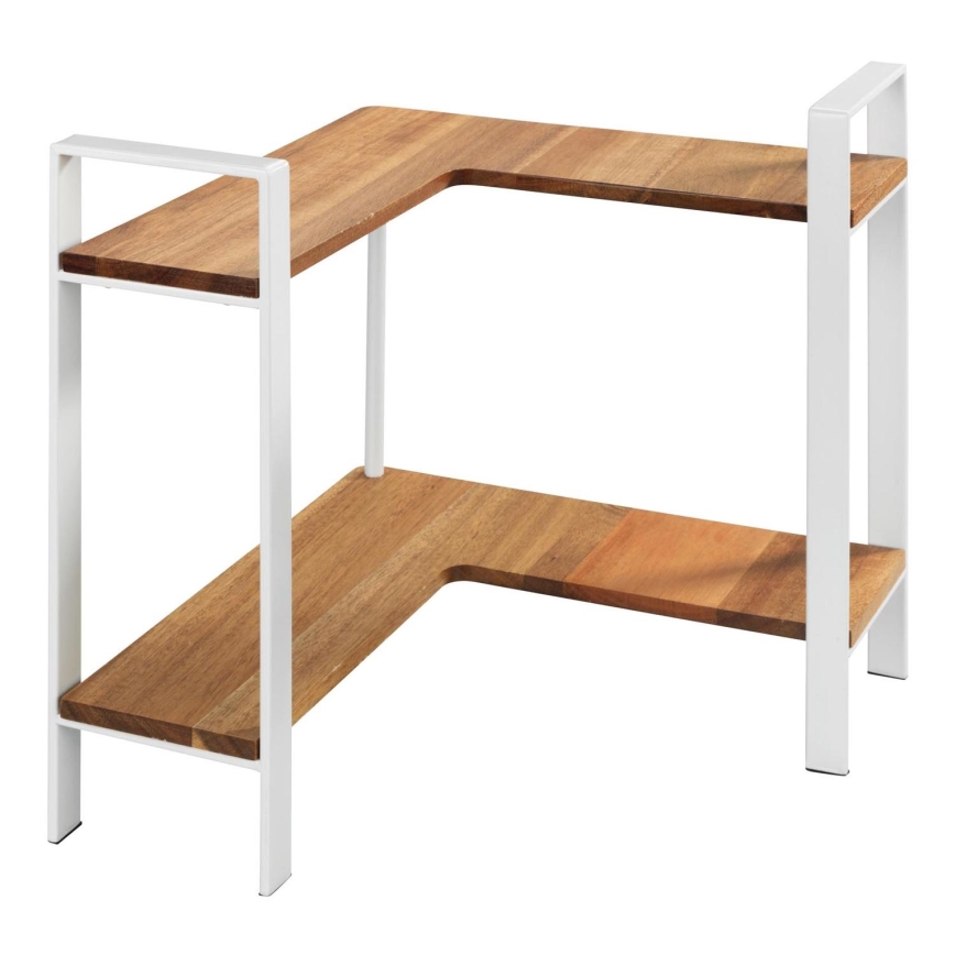 WENKO 53025100 - Regal LOUISA 30 x 33 cm weiß/braun