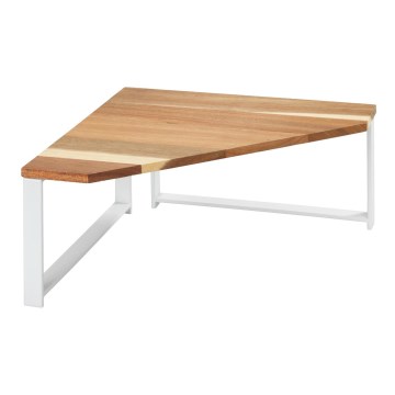 WENKO 53026100 - Wandregal LOUISA 30x30 cm weiß/braun